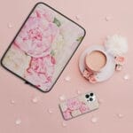 Pink Peony Flowers Art iPhone Case. "Peonies"