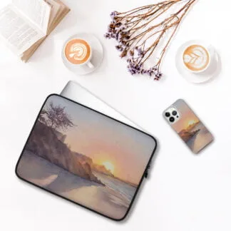Sunset on the Ocean coast iPhone Case