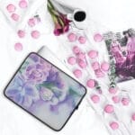 Purple Lilac Flowers Laptop Case. "Lilac fragrance"