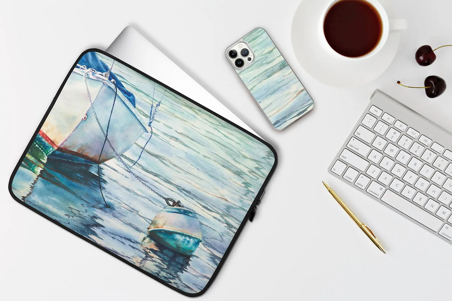 Green Ocean Water iPhone Case