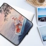 Girl in a Boat Art Laptop Case. "Dreamer"