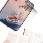 Girl in a Boat Art Laptop Case. "Dreamer"