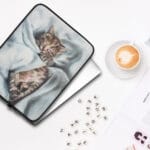 Cute Little Cat Laptop Case