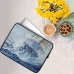 Boat in the Ocean Laptop Art Case