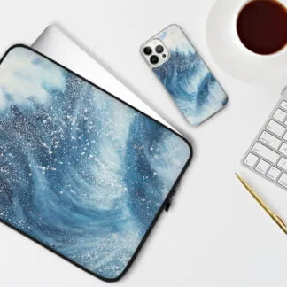 Blue Ocean Wave iPhone Case.
