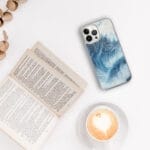 Blue Ocean Wave iPhone Case. "Night wave"