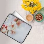 Floral Laptop Case With Spring Flowers