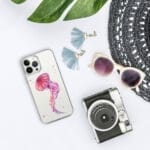 Pink Jellyfish Clear iPhone Case