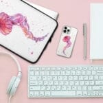Pink Jellyfish Clear iPhone Case