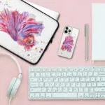 Pink Betta Fish Clear iPhone Case