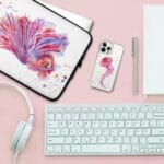 Pink Jellyfish Clear iPhone Case