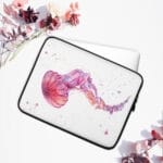 Pink Jellyfish Laptop Case