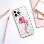 Pink Jellyfish Clear iPhone Case