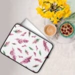 Pink Feathers Laptop Case