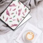 Pink Feathers Laptop Case
