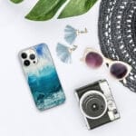 Blue Ocean Wave iPhone Case. "Through the light"