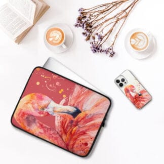 Pink Flamingo Clear iPhone case