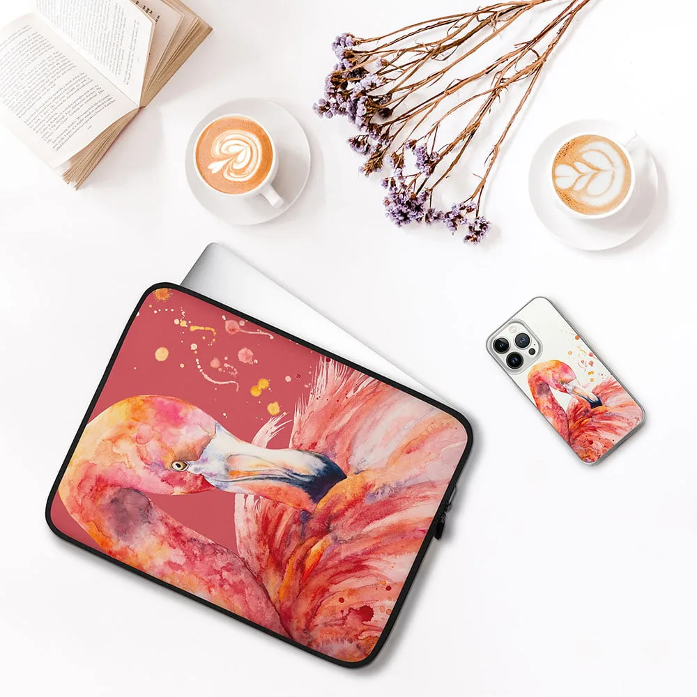 Pink Flamingo Clear iPhone case