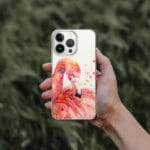Pink Flamingo Clear iPhone case