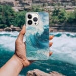 Blue Ocean Wave iPhone Case. "Fragile but strong"