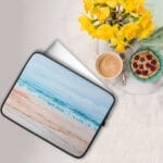 Sky Ocean Sand Laptop Case. "Dream"