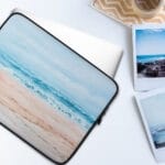 Sky Ocean Sand Laptop Case. "Dream"