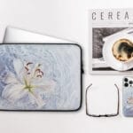 Floral White Water Lily iPhone Case. "In water. Lily"