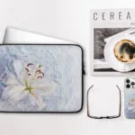 Floral White Water Lily iPhone Case. "In water. Lily"