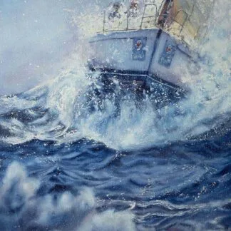 Bravery, watercolor on paper, 51x36 cm