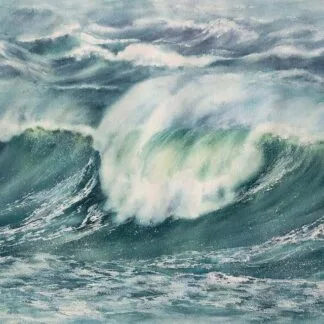 Fresh Breath of the Ocean, watercolor on paper, 56x38 cm