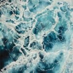 Music of the sea. Melody, watercolor on paper, 51x36 cm