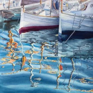 Preparations, watercolor on paper, 56x38 cm