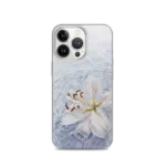 Floral White Water Lily iPhone Case. "In water. Lily"