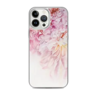 Watercolor Pink Peony Flowers iPhone Case –
