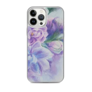 Purple Floral Art iPhone Case – “Lilac Fragrance” Watercolor Flower Design