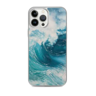 Blue Ocean Wave iPhone Case –