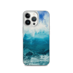 Blue Ocean Wave iPhone Case. "Through the light"