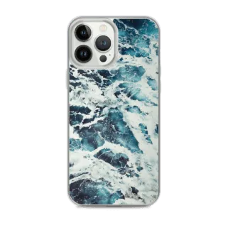Aesthetic Abstract Ocean iPhone Case.