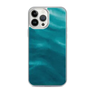 Watercolor Ocean Water Painting iPhone Case