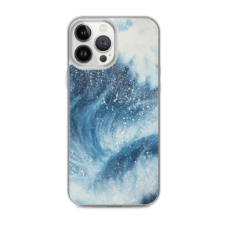 Blue Ocean Wave iPhone Case. "Night wave"