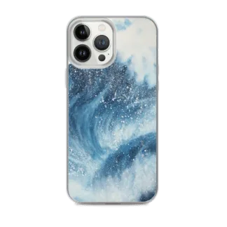 Blue Ocean Wave iPhone Case.