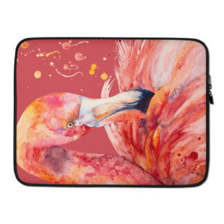 Pink Flamingo Laptop Sleeve Case