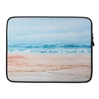 Sky Ocean Sand Laptop Sleeve Case.