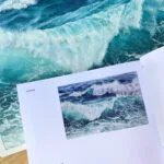 Exhibited in Spain, ‘Storm’ is a standout piece in Kateryna Nazarenko’s collection. The accompanying catalogue highlights this vibrant watercolor painting, where bold brushstrokes and deep blue tones capture the essence of a turbulent ocean.