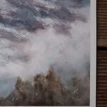 Kateryna Nazarenko’s signature on ‘Breaking Wave,’ an original watercolor seascape painting.