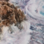 Close-up of dynamic ocean wave texture from ‘Breaking Wave,’ emphasizing water movement."