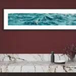 Sparkles on a turquoise water