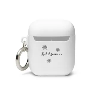 Little Penguin Winter AirPods Case – “Let it Snow” Design for AirPods 1/2 & Pro