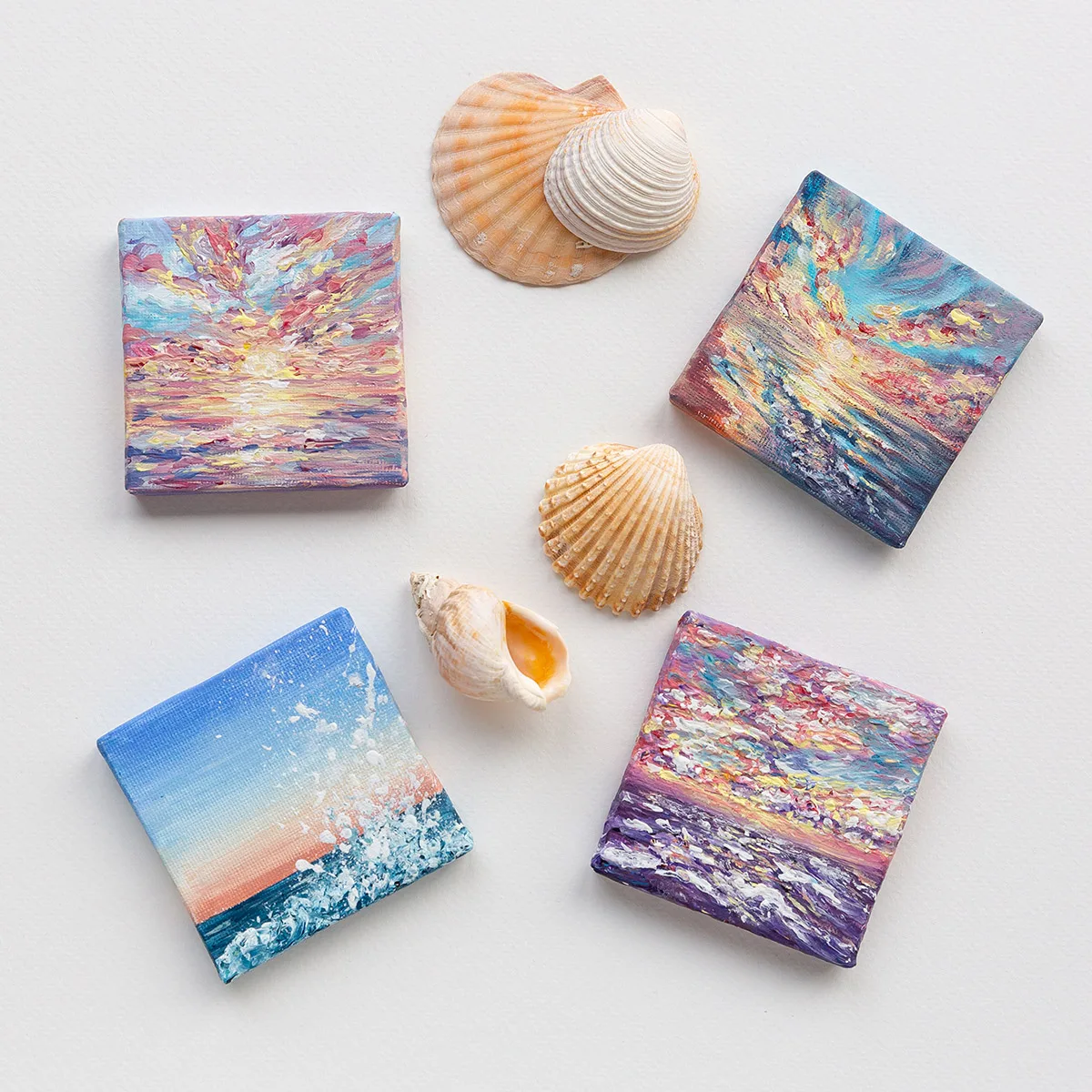 mini acrylic paintings