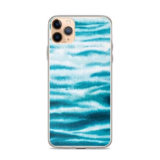 Watercolor Art Ocean Blue Water iPhone Case